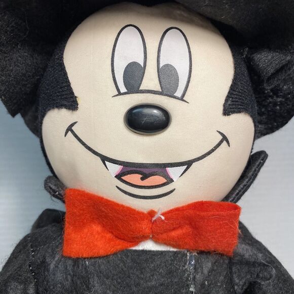 Mickey Mouse Halloween vampire dracula standing plush Door Greeter decor 22” - Picture 10 of 11